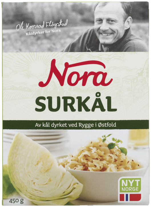 Surkål 450g Nora