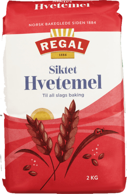 Hvetemel Siktet 2kg Regal