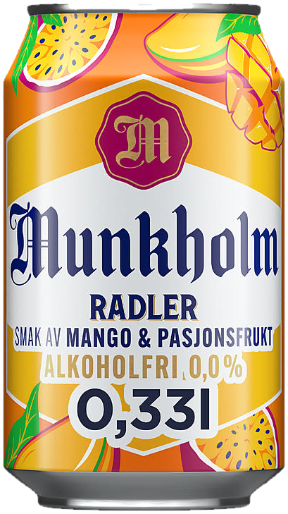 Munkholm Radler Mango/Pasjon 0,33l boks