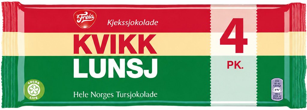 Kvikk Lunsj 4pk 188g