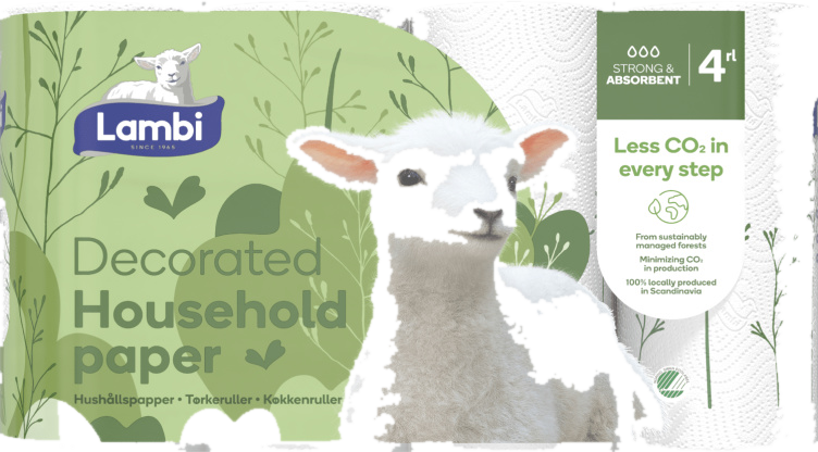 Tørkerull 4pk Decor Lambi