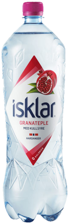 Isklar Sparkling Granateple 1,5l flaske