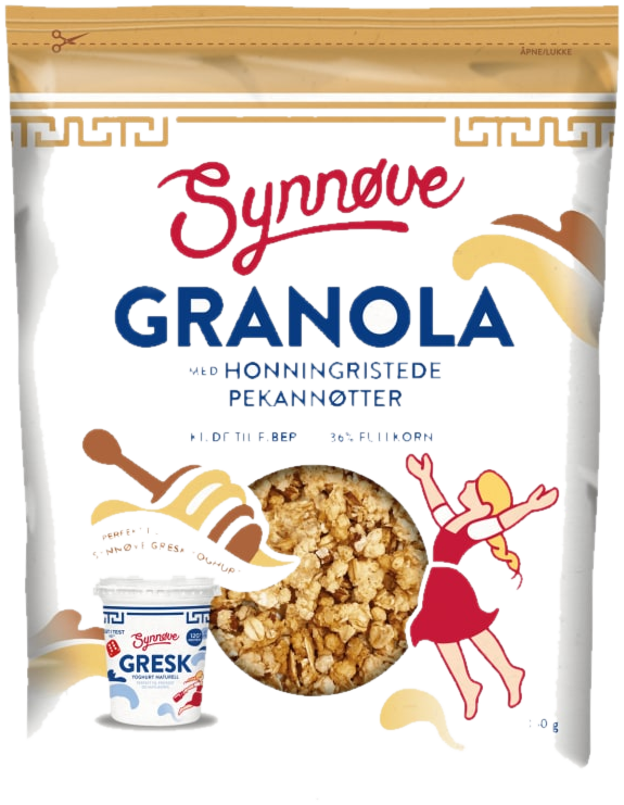 Granola Pekan Honningsristet 350g Synnøve